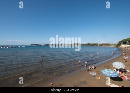 Plage de Baratti Banque D'Images