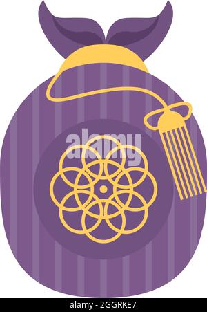 cadeau de lilas de chuseok coréen Illustration de Vecteur