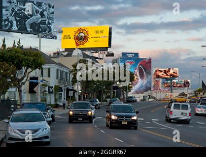 Guns N Roses Billboard for Not in this Lifetime Tour, Sunset Strip, 2017 Banque D'Images