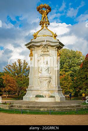 Le monument Beethoven Haydn Mozart à Berlin S Tiergarten Banque D'Images