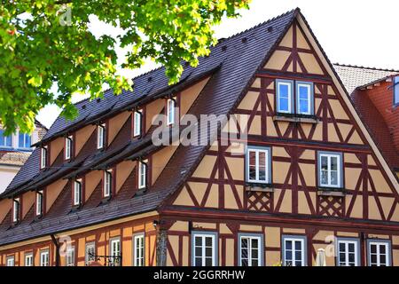 Maison à colombages à Bad Mergentheim Banque D'Images