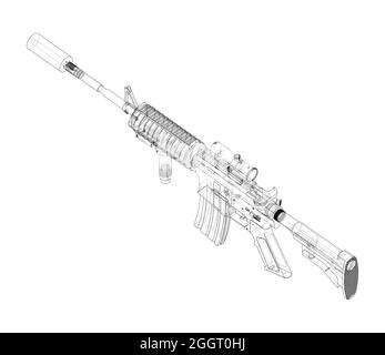 Armes de l'armée. Vecteur Illustration de Vecteur