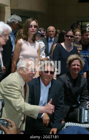 Harrison Ford 05/30/03 cérémonie de la Marche de la renommée de Harrison Ford au 6801 Hollywood Blvd, Hollywood photo de Kazumi Nakamoto/HNW/PictureLux - référence du dossier # 34202-0101HNWPLX Banque D'Images