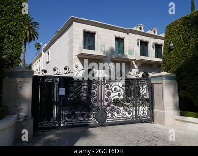 Beverly Hills, Californie, États-Unis 2 septembre 2021 Une vue générale de l'atmosphère de l'actrice Gloria Swanson ancienne maison/maison au 904 N. Crescent Drive le 2 septembre 2021 à Beverly Hills, Californie, États-Unis. Photo par Barry King/Alay stock photo Banque D'Images