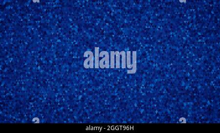 Arrière-plan abstrait de forme triangulaire bleu foncé. Arrière-plan géométrique de triangle plein format en résolution 4k. Copier l'espace. Banque D'Images