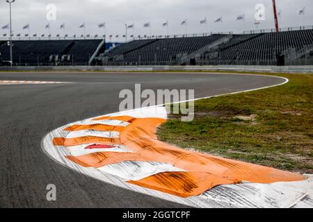 Illustration de la piste pendant le Grand Prix néerlandais de Formule 1 Heineken 2021, 13e tour du Championnat du monde de Formule 1 2021 de la FIA du 3 au 5 septembre 2021 sur le circuit Zandvoort, à Zandvoort, pays-Bas - photo Florent Gooden / DPPI Banque D'Images