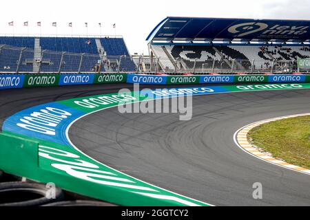 Illustration de la piste pendant le Grand Prix néerlandais de Formule 1 Heineken 2021, 13e tour du Championnat du monde de Formule 1 2021 de la FIA du 3 au 5 septembre 2021 sur le circuit Zandvoort, à Zandvoort, pays-Bas - photo Florent Gooden / DPPI Banque D'Images