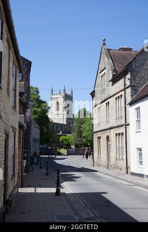 Vues sur Church Street à Bicester au Royaume-Uni Banque D'Images