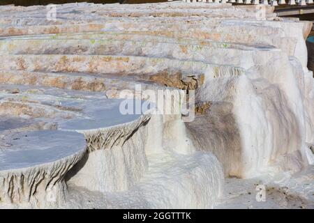 Image de l'eau thermale en hongrois Egerszalok Banque D'Images