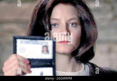 SILENCE DES AGNEAUX 1991 Orion Pictures film avec Jodie Foster Banque D'Images