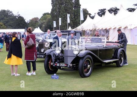 1929 Mercedes-Benz 680S Open Tourer au salon Prive 2021 au Blenheim Palace Woodstock Oxfordshire Royaume-Uni 1er et 2 septembre 2021 Banque D'Images