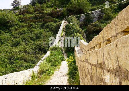 Victoria Lines à Malte, Europe Banque D'Images