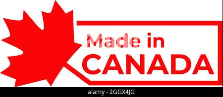 Modèle vectoriel de conception de logo au canada Illustration de Vecteur