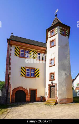 Château de Stetten (Stettener Schlösschen), Lörrach-Stetten, Bade-Wurtemberg, Allemagne. Banque D'Images