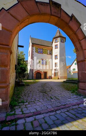 Château de Stetten (Stettener Schlösschen), Lörrach-Stetten, Bade-Wurtemberg, Allemagne. Banque D'Images