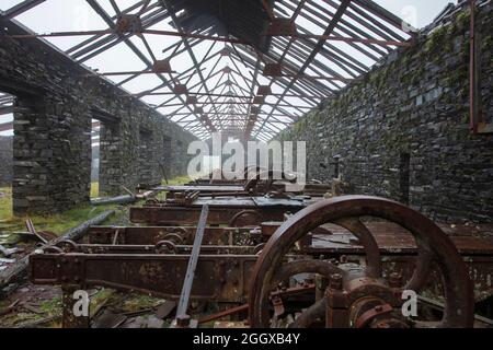 Mine Dinowic Slate, pays de Galles Banque D'Images