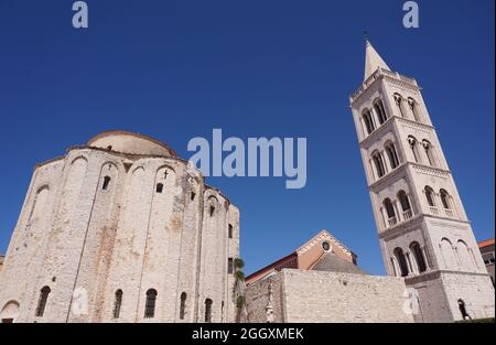 L'église Saint-Donatus à Zadar, Croatie 2020 Banque D'Images