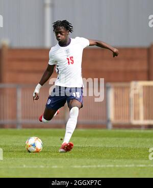 Newport, Royaume-Uni. 03 septembre 2021. Darko Gyabi en action, au pays de Galles contre l'Angleterre U18, score final 1-1 crédit:, Graham Glendinning,/ Alamy Live News Banque D'Images