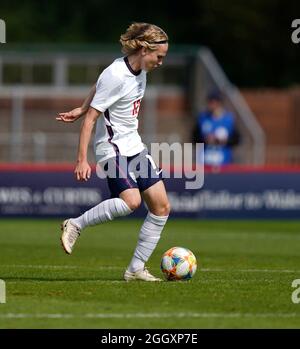 Newport, Royaume-Uni. 03 septembre 2021. Sammy Braybrooke photographié en action, pendant le pays de Galles contre l'Angleterre U18, score final 1-1 crédit:, Graham Glendinning,/ Alamy Live News Banque D'Images