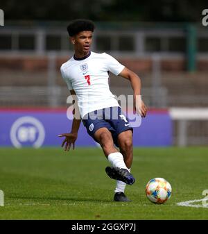 Newport, Royaume-Uni. 03 septembre 2021. Jadel Katongo en action, au pays de Galles contre l'Angleterre U18, score final 1-1 crédit:, Graham Glendinning,/ Alamy Live News Banque D'Images