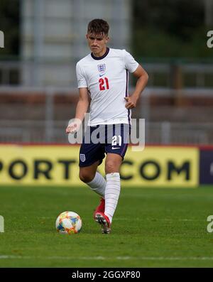 Newport, Royaume-Uni. 03 septembre 2021. Zak Emmerson en action, au pays de Galles contre l'Angleterre U18, score final 1-1 crédit:, Graham Glendinning,/ Alamy Live News Banque D'Images