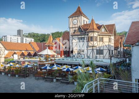 Parc du village allemand (Parque Vila Germanica) site de Blumenau Oktoberfest - Blumenau, Santa Catarina, Brésil Banque D'Images