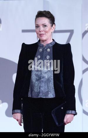 Venise, Italie. 03ème septembre 2021. Olivia Colman assiste à la première fille perdue dans le cadre du 78e Festival International du film de Venise à Venise, Italie, le 03 septembre 2021. Photo de Paolo Cotello/imageSPACE/MediaPunch crédit: MediaPunch Inc/Alay Live News Banque D'Images