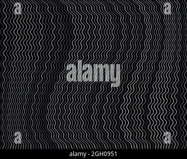 Des lignes ondulées transparente motif géométrique simple, abstract background Banque D'Images