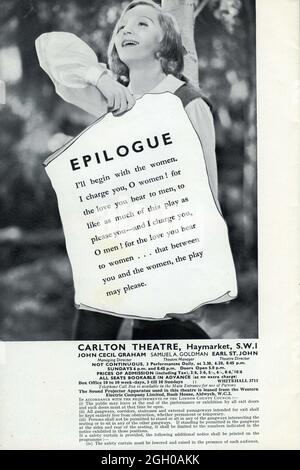 ELISABETH BERGNER comme Rosalind dans COMME VOUS L'AIMEZ 1936 réalisateur / producteur PAUL CZINNER jouer William Shakespeare traitement J.M. Barrie Music William Walton cinématographie Harold Rosson réalisateur David Lean costume design John Armstrong et Joe Strassner caméraman Jack Cardiff chorégraphe Ninette de Valois Inter - Allied film Producers Ltd. / 20ième siècle Fox film Company Banque D'Images
