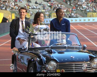 Bruxelles, Belgique. 03ème septembre 2021. Nafissatou Thiam de Belgique lors de l'IAAF Wanda Diamond League Bruxelles 2021, rencontre Memorial Van Damme le 3 septembre 2021 au stade du Roi Baudouin à Bruxelles, Belgique - photo Laurent Lairys / DPPI crédit: DPPI Media/Alamy Live News Banque D'Images