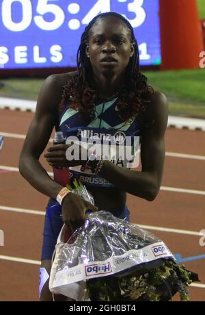 Bruxelles, Belgique. 03ème septembre 2021. Christine Mboma de Namibie lors de l'IAAF Wanda Diamond League Bruxelles 2021, rencontre Memorial Van Damme le 3 septembre 2021 au stade du Roi Baudouin à Bruxelles, Belgique - photo Laurent Lairys / DPPI crédit: DPPI Media/Alamy Live News Banque D'Images