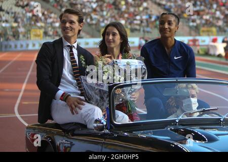 Bruxelles, Belgique. 03ème septembre 2021. Nafissatou Thiam de Belgique lors de l'IAAF Wanda Diamond League Bruxelles 2021, rencontre Memorial Van Damme le 3 septembre 2021 au stade du Roi Baudouin à Bruxelles, Belgique crédit: Independent photo Agency/Alay Live News Banque D'Images