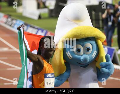 Bruxelles, Belgique. 03ème septembre 2021. Francine NIYONSABA du Burundi lors de l'IAAF Wanda Diamond League Bruxelles 2021, rencontre Memorial Van Damme le 3 septembre 2021 au stade du Roi Baudouin à Bruxelles, Belgique crédit: Agence de photo indépendante/Alamy Live News Banque D'Images