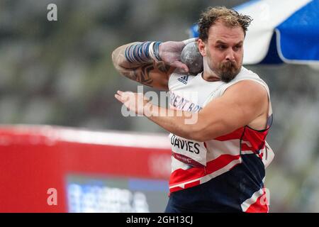 Tokyo, Japon. 04e septembre 2021. TOKYO, JAPON - SEPTEMBRE 4: Aled Davies, de Grande-Bretagne, en compétition avec le tir masculin mis - T63 final lors des Jeux paralympiques de Tokyo 2020 au stade olympique le 4 septembre 2021 à Tokyo, Japon (photo de Helene Wiesenhaan/Orange Pictures) NOCNSF Atletiekunie Credit: Orange pics BV/Alay Live News Banque D'Images