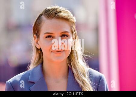 Sofia Kappel assister à la projection du plaisir lors du 47e Festival du film américain de Deauville à Deauville, France, le 4 septembre 2021. Photo de Julien Reynaud/APS-Medias/ABACAPRESS.COM Banque D'Images