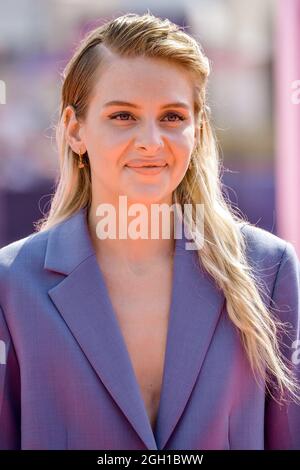 Sofia Kappel assister à la projection du plaisir lors du 47e Festival du film américain de Deauville à Deauville, France, le 4 septembre 2021. Photo de Julien Reynaud/APS-Medias/ABACAPRESS.COM Banque D'Images