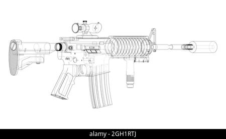 Armes de l'armée. Vecteur Illustration de Vecteur