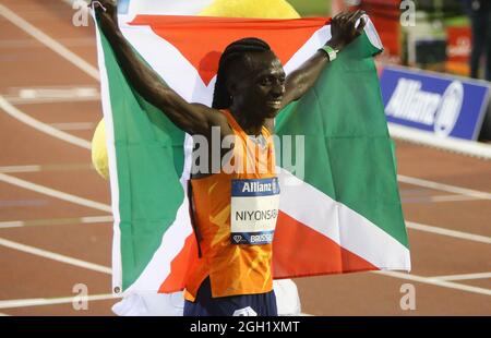 Bruxelles, Belgique. 03ème septembre 2021. Francine NIYONSABA du Burundi lors de l'IAAF Wanda Diamond League Bruxelles 2021, rencontre Memorial Van Damme le 3 septembre 2021 au stade du Roi Baudouin à Bruxelles, Belgique - photo Laurent Lairys / ABACACAPRESS.COM crédit: Abaca Press/Alay Live News Banque D'Images