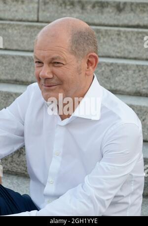 OLAF Scholz, 21. Juni 2021, Berlin (nur fuer redaktionelle Verwendung. Keine Werbung. Banque de référence : http://www.360-berlin.de. © Jens Knappe. Bil Banque D'Images