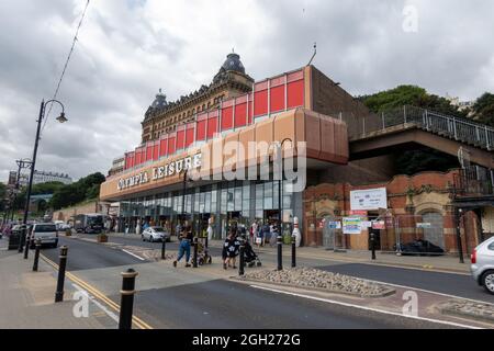 Jeux d'arcade Olympia Leisure, Scarborough, North Yorkshire Banque D'Images