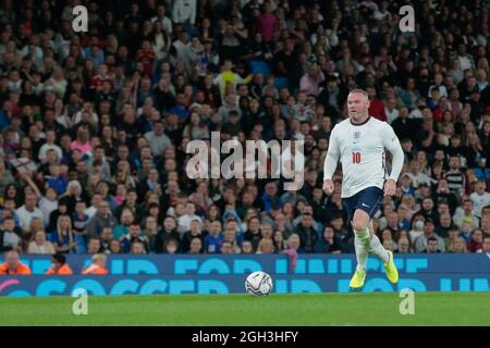 Manchester, Royaume-Uni. 04e septembre 2021. Football Aid action en direct avec Wayne Rooney pendant le match à l'Etihad Stadium 4 sept 2021 crédit: SharonLathamAlamy Live News Banque D'Images