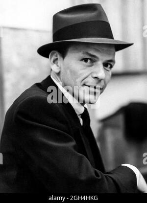 Portrait photographique vintage - Frank Sinatra Banque D'Images