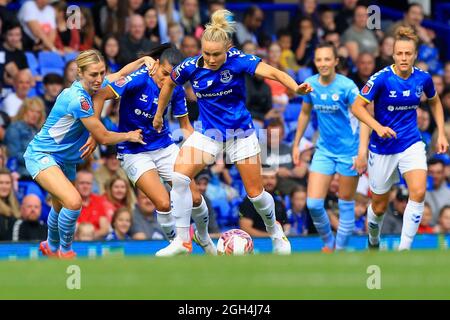 Liverpool, Royaume-Uni. 04e septembre 2021. Claire Emslie d'Everton Women lors du match de Super League féminin de la FA entre Everton Women et Manchester City Women à Goodison Park le 4 septembre 2021 à Liverpool, en Angleterre. (Photo de Tony Taylor/phcimages.com) Credit: PHC Images/Alamy Live News Banque D'Images