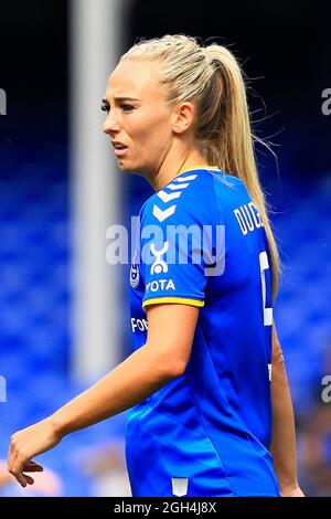 Liverpool, Royaume-Uni. 04e septembre 2021. Toni Duggan d'Everton Women lors du match de Super League féminin de la FA entre Everton Women et Manchester City Women au Goodison Park le 4 septembre 2021 à Liverpool, en Angleterre. (Photo de Tony Taylor/phcimages.com) Credit: PHC Images/Alamy Live News Banque D'Images