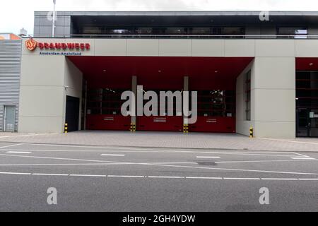 Bâtiment du service des incendies à Amsterdam aux pays-Bas 2-9-2021 Banque D'Images