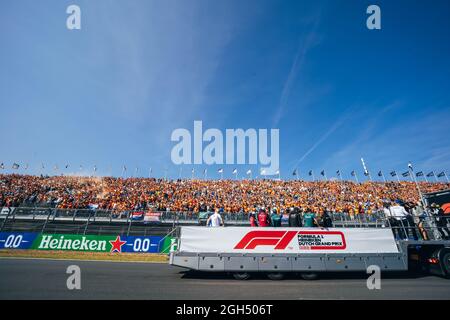 Zandvoort, pays-Bas. Le 05septembre 2021. Parade des pilotes. Grand Prix de Hollande, dimanche 5 septembre 2021. Zandvoort, pays-Bas. Crédit : James Moy/Alay Live News Banque D'Images