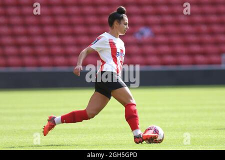 SUNDERLAND, ROYAUME-UNI. 5 SEPT Maria Farrugia de Sunderland en action pendant le match de championnat féminin FA entre Sunderland et Blackburn Rovers au Stade de lumière, Sunderland, dimanche 5 septembre 2021. (Crédit : will Matthews | MI News) crédit : MI News & Sport /Alay Live News Banque D'Images