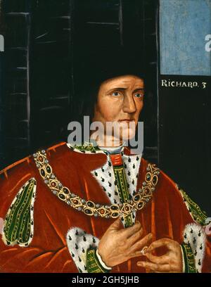 Un portrait du roi Richard III qui fut roi d'Angleterre de 1483 à 1485 Banque D'Images