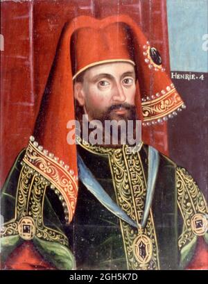 Un portrait du roi Henri IV (Henry Bolingbroke) qui fut roi d'Angleterre de 1399 à 1413 Banque D'Images