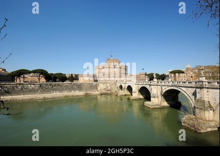 Italie, Rome, Castel Sant'Angelo Banque D'Images